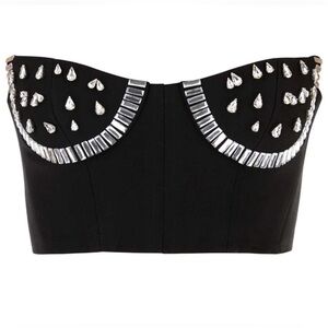 AREA | Crystal Watermelon Cup Bustier Top